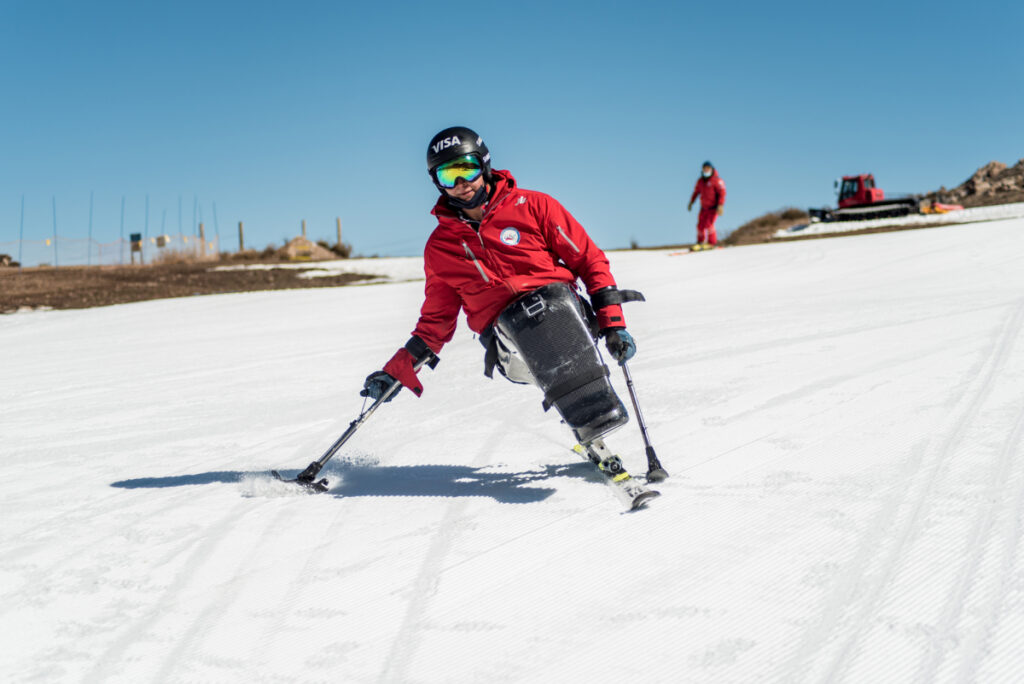 Ski adaptado — Rama de Montaña María Sara Gazitúa Braun, El Colorado