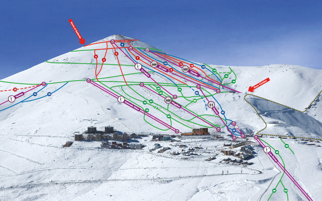 Mapa de Pistas Vista 1